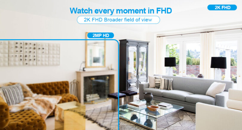 HD WIFI Wireless PTZ Camera Home Security Baby Monitor ICSee - Image 5